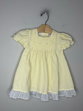 $14 ADD ON Vintage B.T. Kids baby girl‎ dress seersucker 24M 18-24M BT KIDS y2k